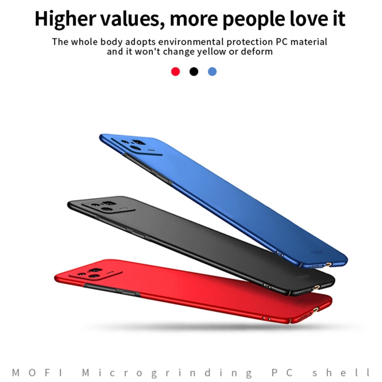 For Xiaomi 13 Pro MOFI Frosted Ultra-thin PC Hard Case(Red) - 13 Pro Cases by MOFI | Online Shopping South Africa | PMC TechLife