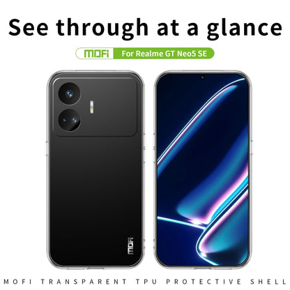 For Realme GT Neo5 SE MOFI Ming Series Ultra-thin TPU Phone Case(Transparent) - Realme Cases by MOFI | Online Shopping South Africa | PMC Jewellery