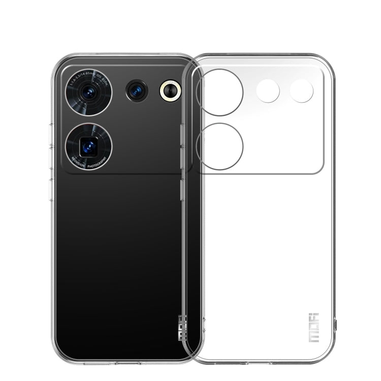 For ZTE Nubia Z50 Ultra MOFI Ming Series Ultra-thin TPU Phone Case(Transparent) - ZTE Cases by MOFI | Online Shopping South Africa | PMC Jewellery