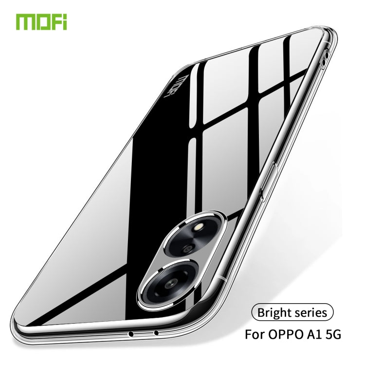 For OPPO A1 5G MOFI Ming Series Ultra-thin TPU Phone Case(Transparent) - OPPO Cases by MOFI | Online Shopping South Africa | PMC Jewellery