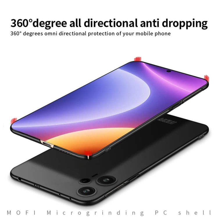For Xiaomi Redmi Note 12 Turbo 5G MOFI Micro-Frosted PC Ultra-thin Hard Phone Case(Blue) - free shipping - PMC TechLife - Order now!