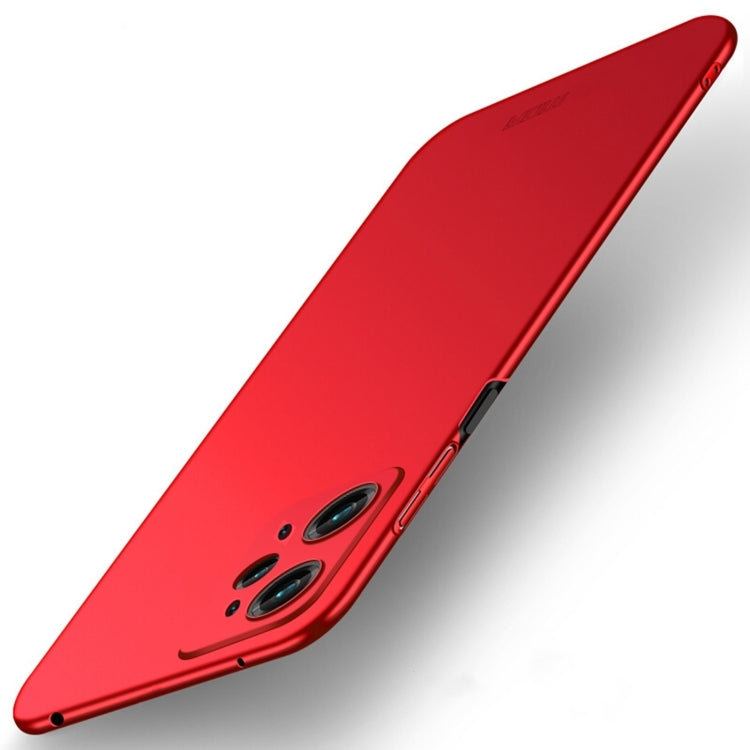 For Xiaomi Redmi Note 12S MOFI Micro-Frosted PC Ultra-thin Hard Phone Case(Red) - Xiaomi Cases by MOFI | Online Shopping South Africa | PMC TechLife | Buy Now Pay Later Mobicred