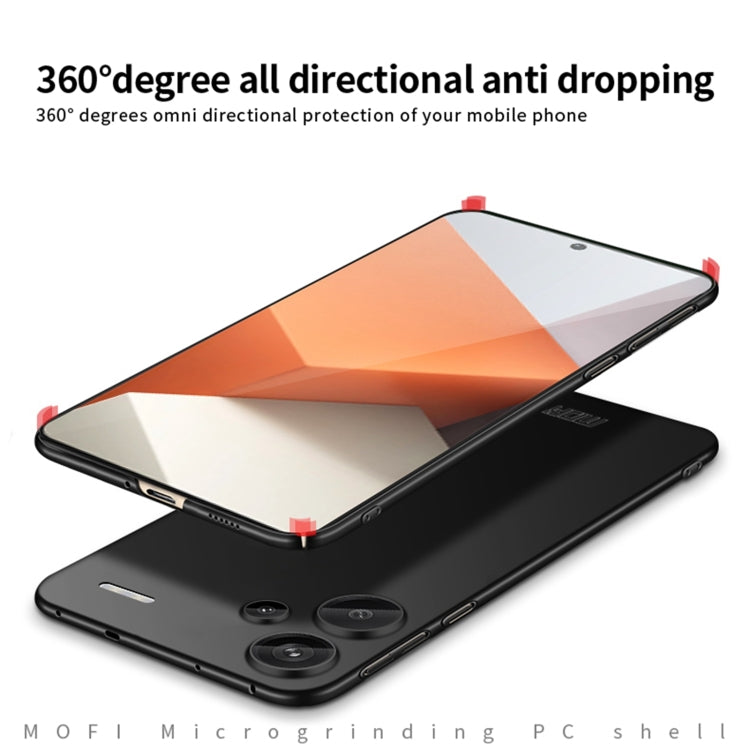 For Redmi Note 13 Pro+ MOFI Micro-Frosted PC Ultra-thin Hard Phone Case(Red) - Note 13 Pro+ Cases by MOFI | Online Shopping South Africa | PMC TechLife