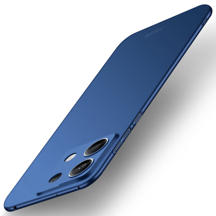For Xiaomi Redmi Note 13 5G MOFI Micro-Frosted PC Ultra-thin Hard Phone Case(Blue) - Xiaomi Cases by MOFI | Online Shopping South Africa | PMC TechLife | Buy Now Pay Later Mobicred