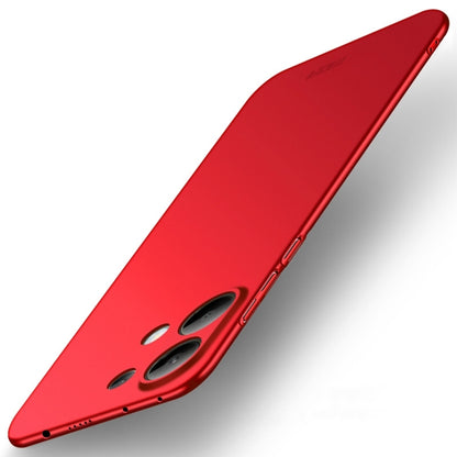 For Xiaomi Redmi Note 13 Pro 4G MOFI Micro-Frosted PC Ultra-thin Hard Phone Case(Red) - Note 13 Pro Cases by MOFI | Online Shopping South Africa | PMC Jewellery