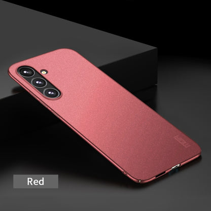 For Samsung Galaxy A55 5G MOFI Fandun Series Frosted PC Ultra-thin All-inclusive Phone Case(Red) - Galaxy Phone Cases by MOFI | Online Shopping South Africa | PMC Jewellery