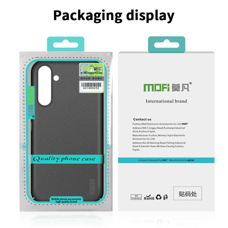 For Samsung Galaxy A55 5G MOFI Fandun Series Frosted PC Ultra-thin All-inclusive Phone Case(Black) - Galaxy Phone Cases by MOFI | Online Shopping South Africa | PMC Jewellery