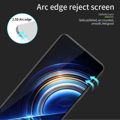 For Xiaomi Poco F5 MOFI 9H 2.5D Full Screen Tempered Glass Film(Black) -  by MOFI | Online Shopping South Africa | PMC Jewellery | Buy Now Pay Later Mobicred