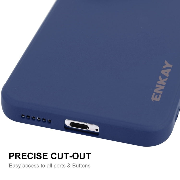 For Huawei Pura 70 ENKAY Hat-Prince Liquid Silicone Shockproof Protective Soft Case(Dark Blue) - Huawei Cases by ENKAY | Online Shopping South Africa | PMC Jewellery | Buy Now Pay Later Mobicred