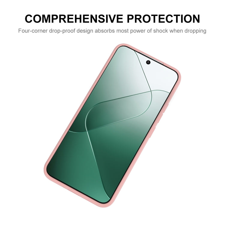 For Xiaomi 14 Pro ENKAY Hat-Prince Liquid Silicone Shockproof Soft Phone Case(Dark Green) - 14 Pro Cases by ENKAY | Online Shopping South Africa | PMC Jewellery | Buy Now Pay Later Mobicred