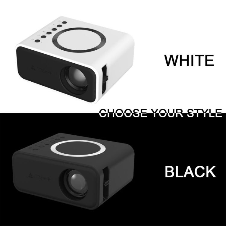 YT300 Home Multimedia Mini Remote Projector Support Mobile Phone(UK Plug Black) - Mini Projector by PMC TechLife | Online Shopping South Africa | PMC TechLife | Buy Now Pay Later Mobicred
