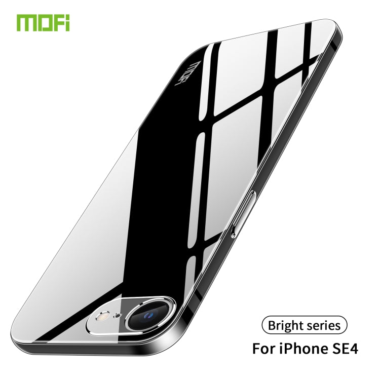 For iPhone 16e MOFI Ming Series Ultra-thin TPU Phone Case(Transparent) - iPhone 16e Cases by MOFI | Online Shopping South Africa | PMC Jewellery | Buy Now Pay Later Mobicred