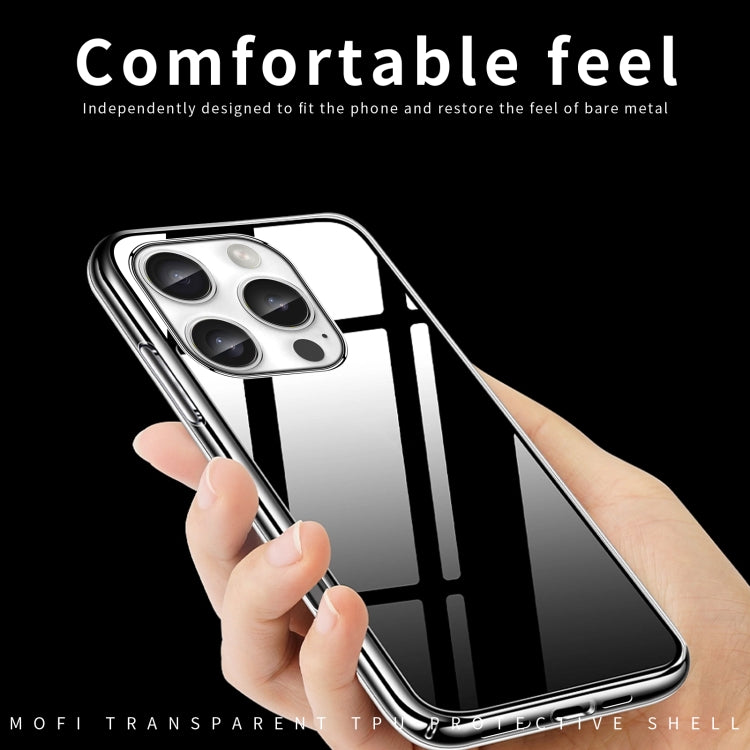 For iPhone 16 Pro MOFI Ming Series Ultra-thin TPU Phone Case(Transparent) - More iPhone Cases by MOFI | Online Shopping South Africa | PMC Jewellery | Buy Now Pay Later Mobicred