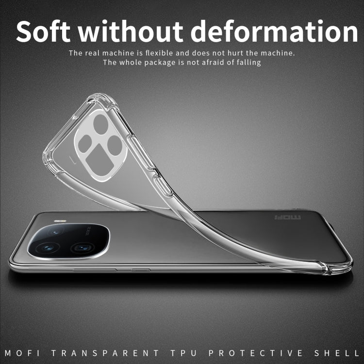 For vivo iQOO 12 Pro MOFI Ming Series Ultra-thin TPU Phone Case(Transparent) - iQOO 12 Pro Cases by MOFI | Online Shopping South Africa | PMC Jewellery