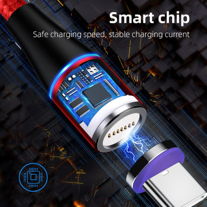 ENKAY 2 in 1 5A USB to Type-C + 8 Pin Magnetic Fast Charging Data Cable with LED Light, Length: 1m(Red) - Charging Cable & Head by ENKAY | Online Shopping South Africa | PMC Jewellery | Buy Now Pay Later Mobicred