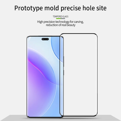 For Xiaomi Civi 3 PINWUYO 9H 3D Hot Bending Tempered Glass Film(Black) -  by PINWUYO | Online Shopping South Africa | PMC Jewellery | Buy Now Pay Later Mobicred