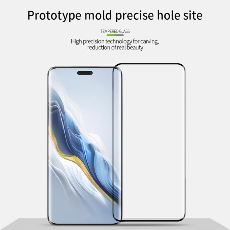 For Honor Magic6 MOFI 9H 3D Hot Bending Tempered Glass Film(Black) - Honor Tempered Glass by MOFI | Online Shopping South Africa | PMC TechLife | Buy Now Pay Later Mobicred