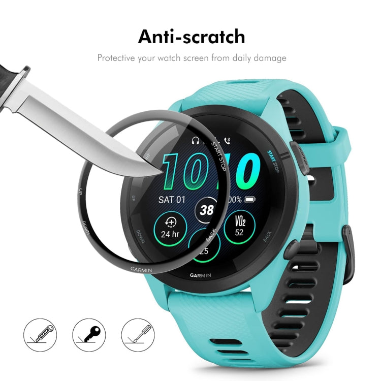 For Garmin Forerunner 265S ENKAY 3D Full Coverage Soft PC Edge PMMA HD Screen Protector Film - free shipping - PMC TechLife - Order now!