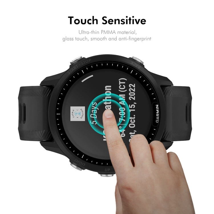 For Garmin Forerunner 955 / 955 Solar ENKAY 3D Full Coverage Soft PC Edge PMMA HD Screen Protector Film - free shipping - PMC TechLife - Order now!
