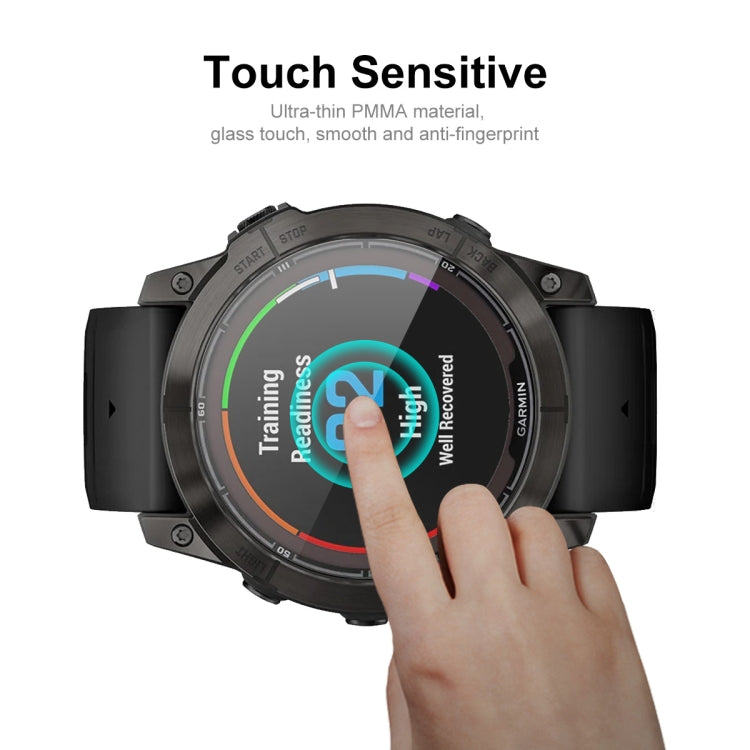 For Garmin Fenix 7S Pro 5pcs ENKAY 3D Full Coverage Soft PC Edge PMMA HD Screen Protector Film - free shipping - PMC TechLife - Order now!
