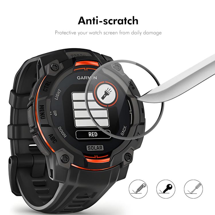 For Garmin Instinct E 45mm 10pcs ENKAY 3D Full Coverage Soft PC Edge PMMA HD Screen Protector Film - free shipping - PMC TechLife - Order now!
