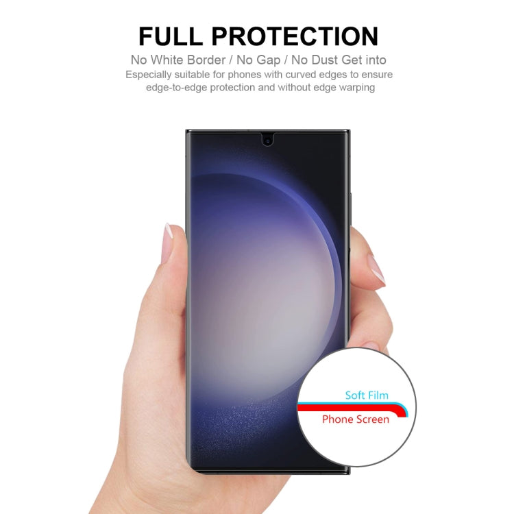 For Samsung Galaxy S23 Ultra 5G 5pcs ENKAY Hat-Prince Full Glue Coverage Soft Explosion-proof Hydrogel Film - For Samsung by ENKAY | Online Shopping South Africa | PMC Jewellery