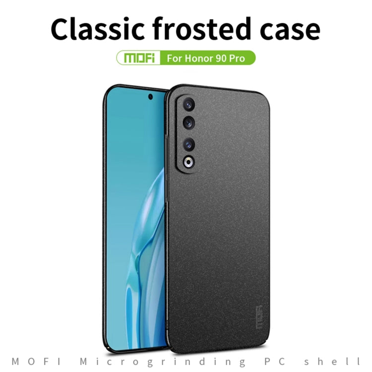 For Honor 90 Pro MOFI Fandun Series Frosted PC Ultra-thin All-inclusive Phone Case(Green) - Honor Cases by MOFI | Online Shopping South Africa | PMC Jewellery