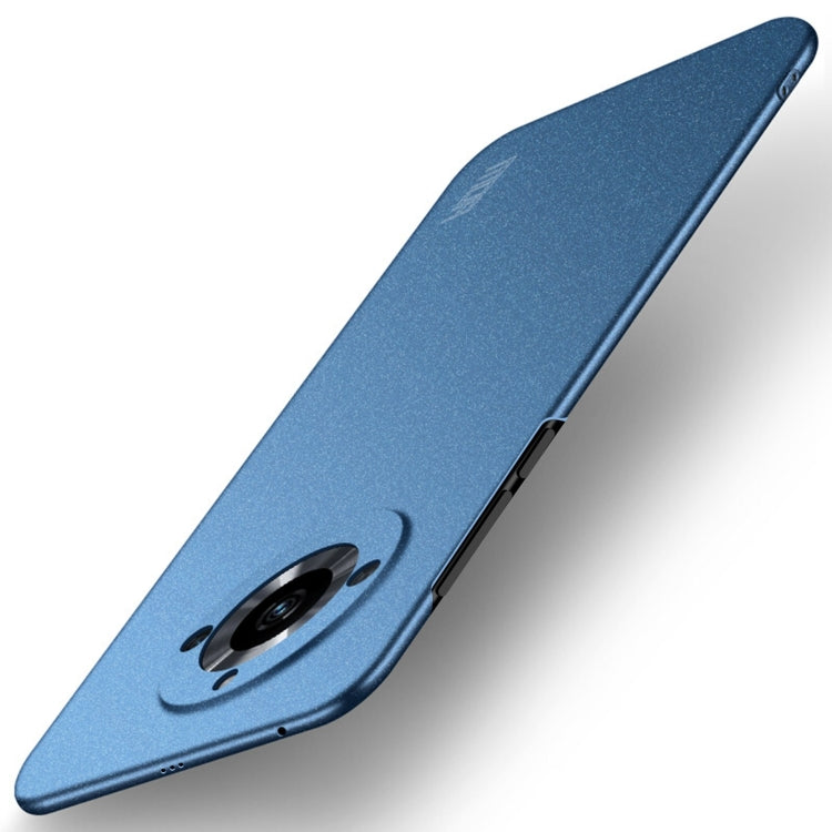 For Realme 11 Pro+ MOFI Fandun Series Frosted PC Ultra-thin All-inclusive Phone Case(Blue) - Realme Cases by MOFI | Online Shopping South Africa | PMC Jewellery