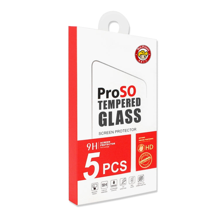 For iPhone 15 Pro Max 5pcs ENKAY 0.26mm 9H 2.5D High Aluminum-silicon Tempered Glass Film - iPhone 15 Pro Max Tempered Glass by ENKAY | Online Shopping South Africa | PMC Jewellery | Buy Now Pay Later Mobicred