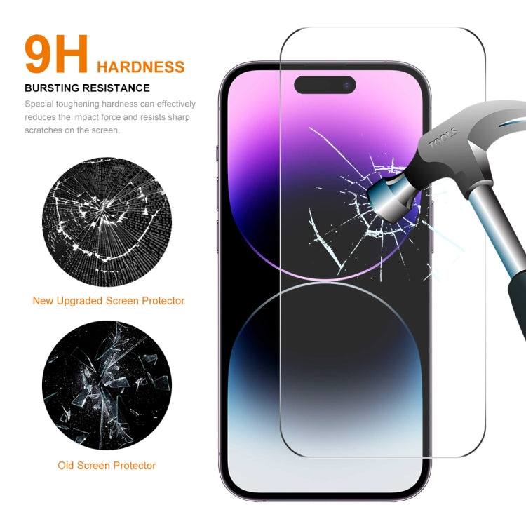 For iPhone 16 Plus 5pcs ENKAY 0.26mm 9H 2.5D High Aluminum-silicon Tempered Glass Film - iPhone 16 Plus Tempered Glass by ENKAY | Online Shopping South Africa | PMC Jewellery | Buy Now Pay Later Mobicred