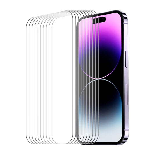 For iPhone 16 Pro 10pcs ENKAY 0.26mm 9H 2.5D High Aluminum-silicon Tempered Glass Film - iPhone 16 Pro Tempered Glass by ENKAY | Online Shopping South Africa | PMC Jewellery | Buy Now Pay Later Mobicred