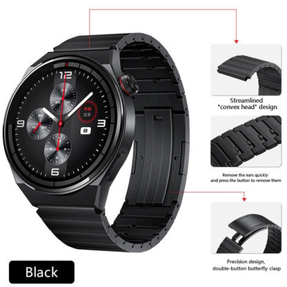 For Huawei Watch GT 2e Titanium Alloy Quick Release Watch Band(Black) - Watch Bands by PMC Jewellery | Online Shopping South Africa | PMC Jewellery