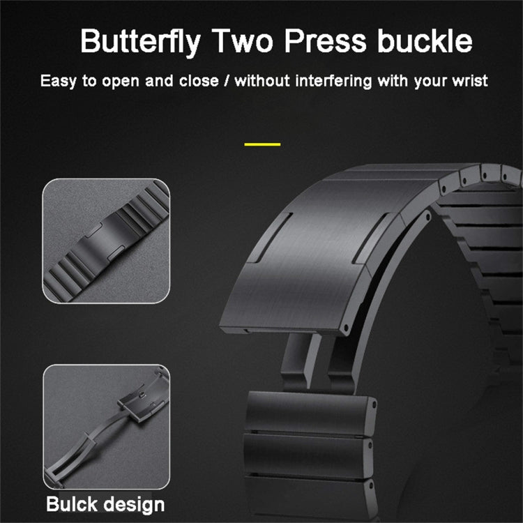 For Huawei Watch GT 2e Titanium Alloy Quick Release Watch Band(Black) - Watch Bands by PMC TechLife | Online Shopping South Africa | PMC TechLife