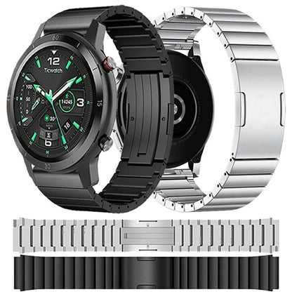 For Samsung Gear S3 Classic One Bead Titanium Alloy Watch Band(Black) - Watch Bands by PMC Jewellery | Online Shopping South Africa | PMC Jewellery