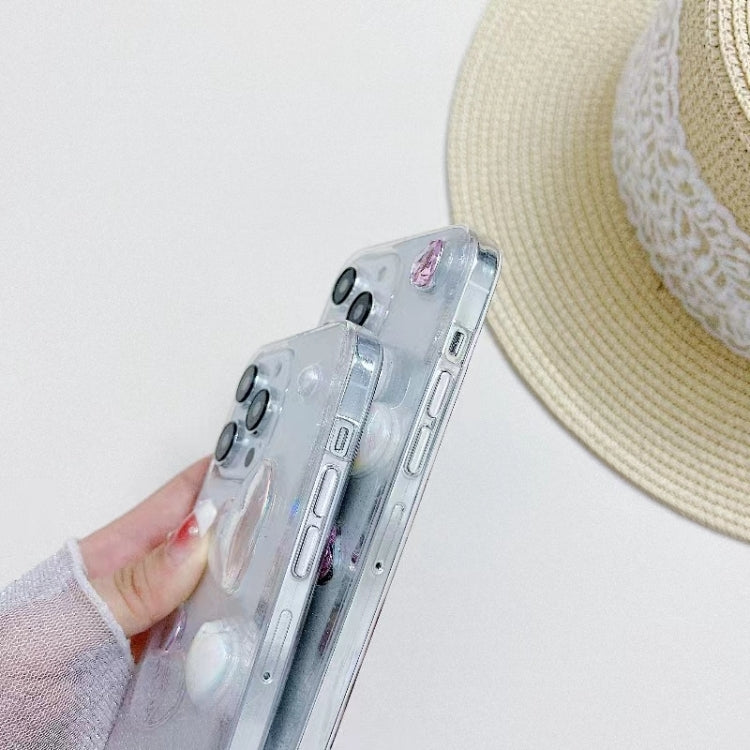 For iPhone 13 Love Epoxy TPU Phone Case(Transparent) - free shipping - PMC TechLife - Order now!