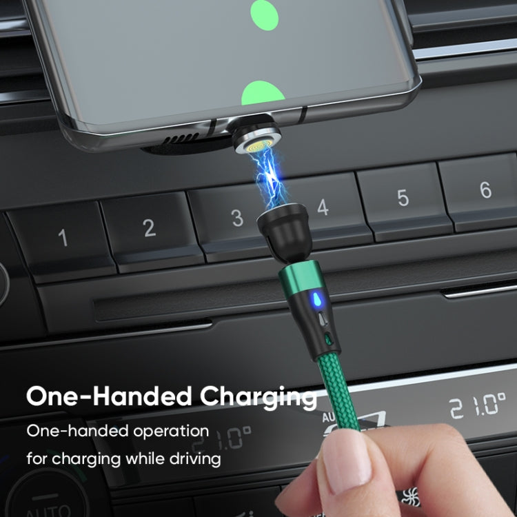 ENKAY PD60W Type-C to Type-C / 8 Pin Magnetic 540 Degrees Rotating Fast Charging Cable, Length:2m(Green) - Charging Cable & Head by ENKAY | Online Shopping South Africa | PMC Jewellery | Buy Now Pay Later Mobicred