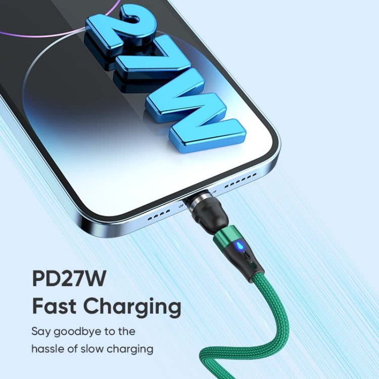 ENKAY PD60W Type-C to Type-C / 8 Pin / Micro USB Magnetic 540 Degrees Rotating Fast Charging Cable, Length:1m(Black) - Charging Cable & Head by ENKAY | Online Shopping South Africa | PMC Jewellery | Buy Now Pay Later Mobicred