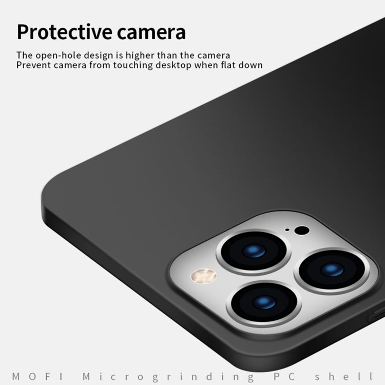 For iPhone 15 Pro Max MOFI Frosted PC Ultra-thin Hard Phone Case(Gold) - free shipping - PMC TechLife - Order now!