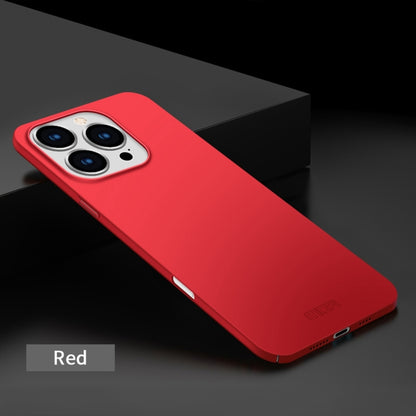 For iPhone 16 Pro Max MOFI Frosted PC Ultra-thin Hard Phone Case(Red) - iPhone 16 Pro Cases by MOFI | Online Shopping South Africa | PMC Jewellery | Buy Now Pay Later Mobicred