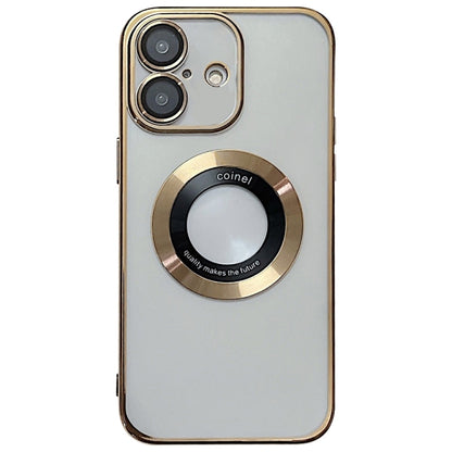 For iPhone 16 Plus Electroplating Magsafe TPU Phone Case(Golden) - iPhone 16 Plus Cases by PMC Jewellery | Online Shopping South Africa | PMC Jewellery | Buy Now Pay Later Mobicred