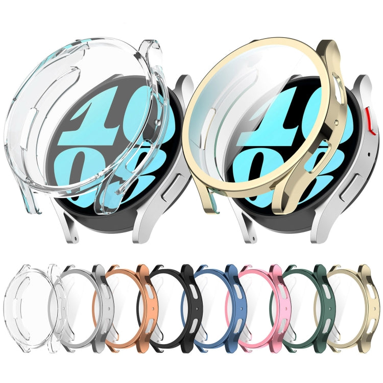 For Samsung Galaxy Watch6 40mm Full Coverage TPU Electroplated Watch Protective Case(Gold) - Watch Cases by PMC TechLife | Online Shopping South Africa | PMC TechLife