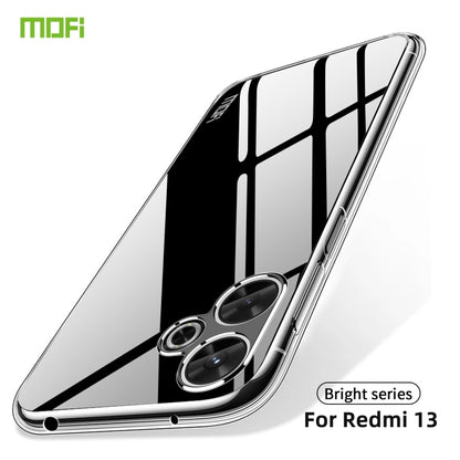 For Xiaomi Redmi 13 MOFI Ming Series Ultra-thin TPU Phone Case(Transparent) - Redmi 13 Cases by MOFI | Online Shopping South Africa | PMC Jewellery | Buy Now Pay Later Mobicred