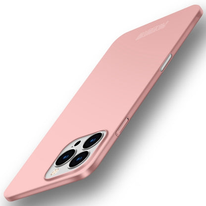 For iPhone 16 Pro Max PINWUYO Micro-Frosted PC Ultra-thin Hard Phone Case with Magsafe Magnetic Ring(Rose Gold) - iPhone 16 Pro Max Cases by PINWUYO | Online Shopping South Africa | PMC Jewellery | Buy Now Pay Later Mobicred