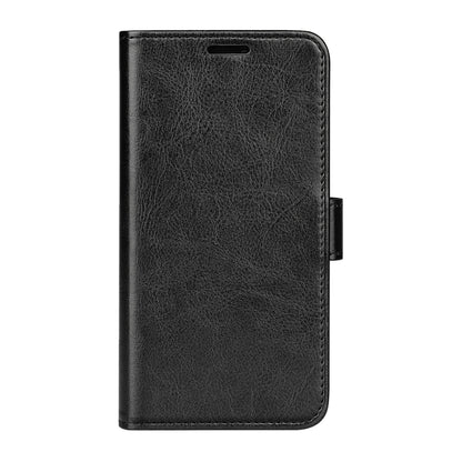 For Realme C67 4G R64 Texture Horizontal Flip Leather Phone Case(Black) - C67 Cases by PMC Jewellery | Online Shopping South Africa | PMC Jewellery | Buy Now Pay Later Mobicred
