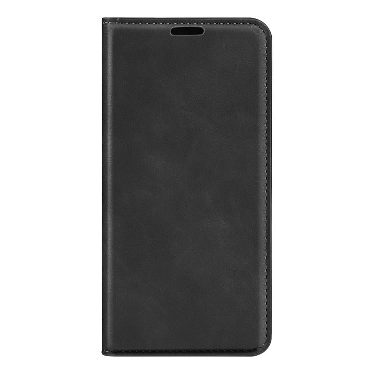 or Samsung Galaxy S25 Ultra 5G Retro-skin Magnetic Suction Leather Phone Case(Black) - Galaxy S25 Ultra 5G Cases by PMC Jewellery | Online Shopping South Africa | PMC Jewellery | Buy Now Pay Later Mobicred