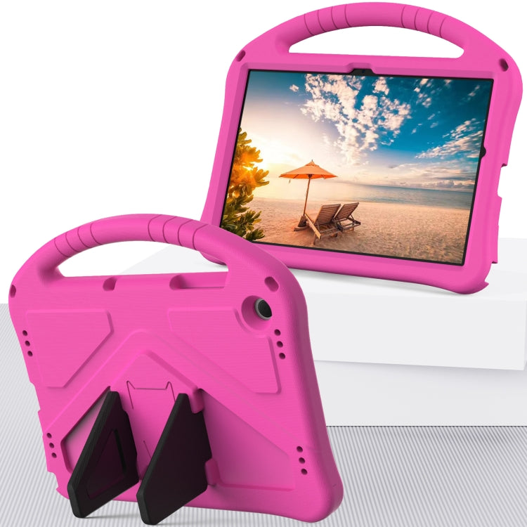 For Samsung Galaxy Tab A9+ EVA Shockproof Tablet Case with Holder(Rose Red) - Galaxy Tab A9+ by PMC Jewellery | Online Shopping South Africa | PMC Jewellery