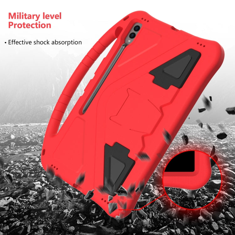 For Samsung Galaxy Tab S9 Ultra EVA Shockproof Tablet Case with Holder(Red) - Galaxy Tab S9 Ultra Cases by PMC Jewellery | Online Shopping South Africa | PMC Jewellery | Buy Now Pay Later Mobicred