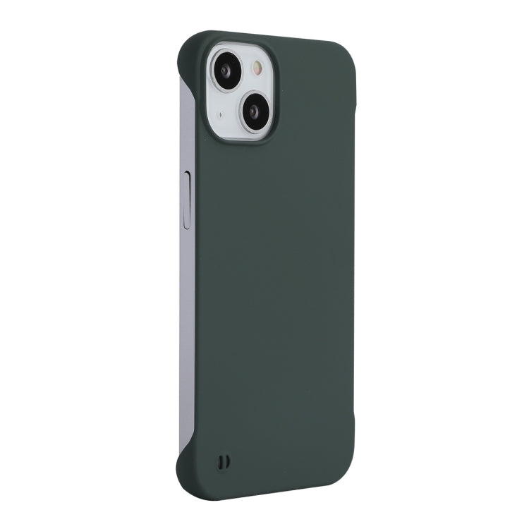 For iPhone 15 ENKAY Ultra-thin Matte Frameless PC Phone Case(Dark Green) - iPhone 15 Cases by ENKAY | Online Shopping South Africa | PMC Jewellery | Buy Now Pay Later Mobicred