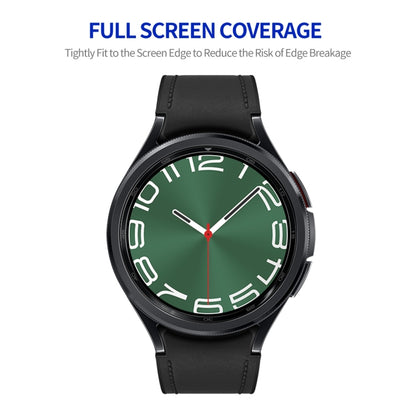 For Samsung Galaxy Watch6 Classic 47mm ENKAY Silk Print Full Glue Coverage High Aluminum-silicon Screen Protector Watch Film - Screen Protector by ENKAY | Online Shopping South Africa | PMC Jewellery