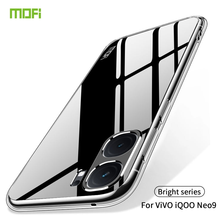 For vivo iQOO Neo9 /9 Pro MOFI Ming Series Ultra-thin TPU Phone Case(Transparent) - iQOO Neo9 Cases by MOFI | Online Shopping South Africa | PMC Jewellery